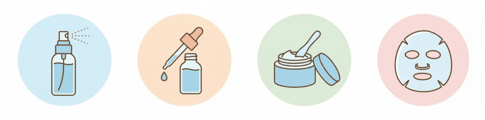 パック・塗るなどスキンケアのイメージ